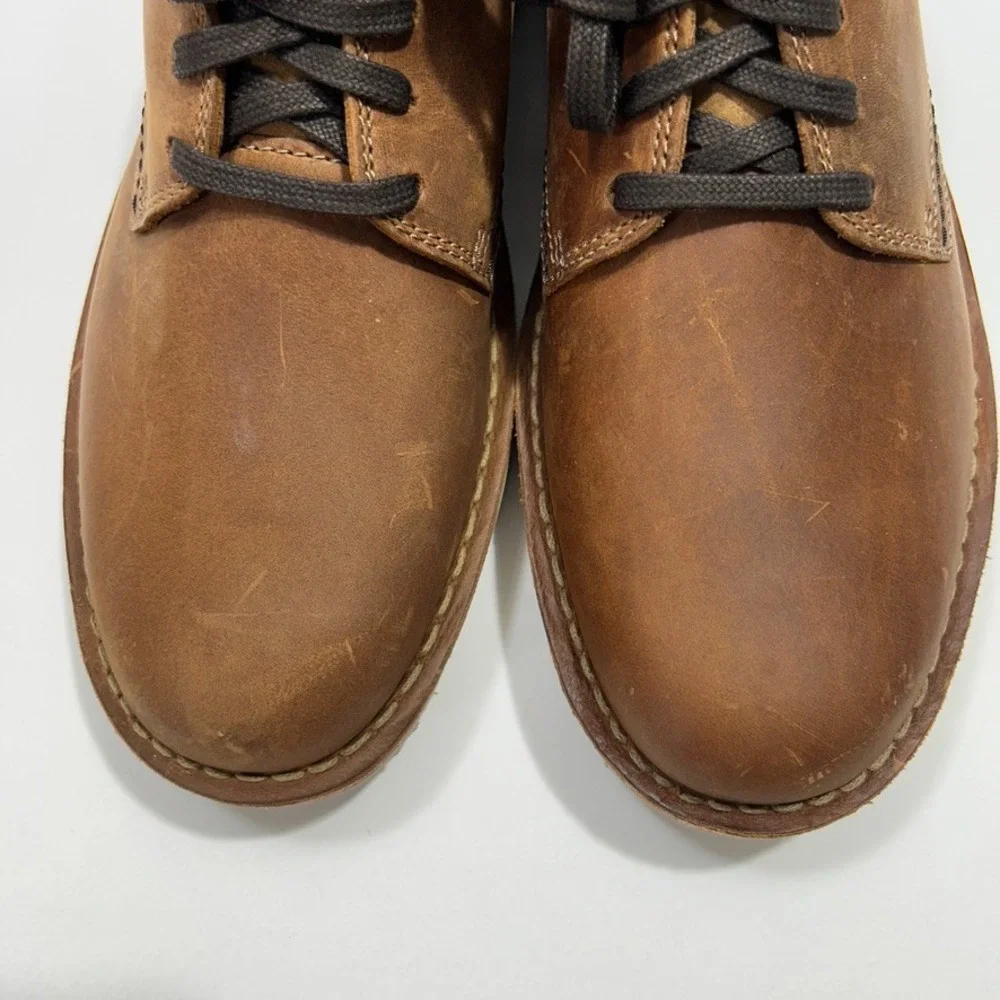 Clarks Eastridge Leather Low Oxford‎ Men's Light Brown US 7W